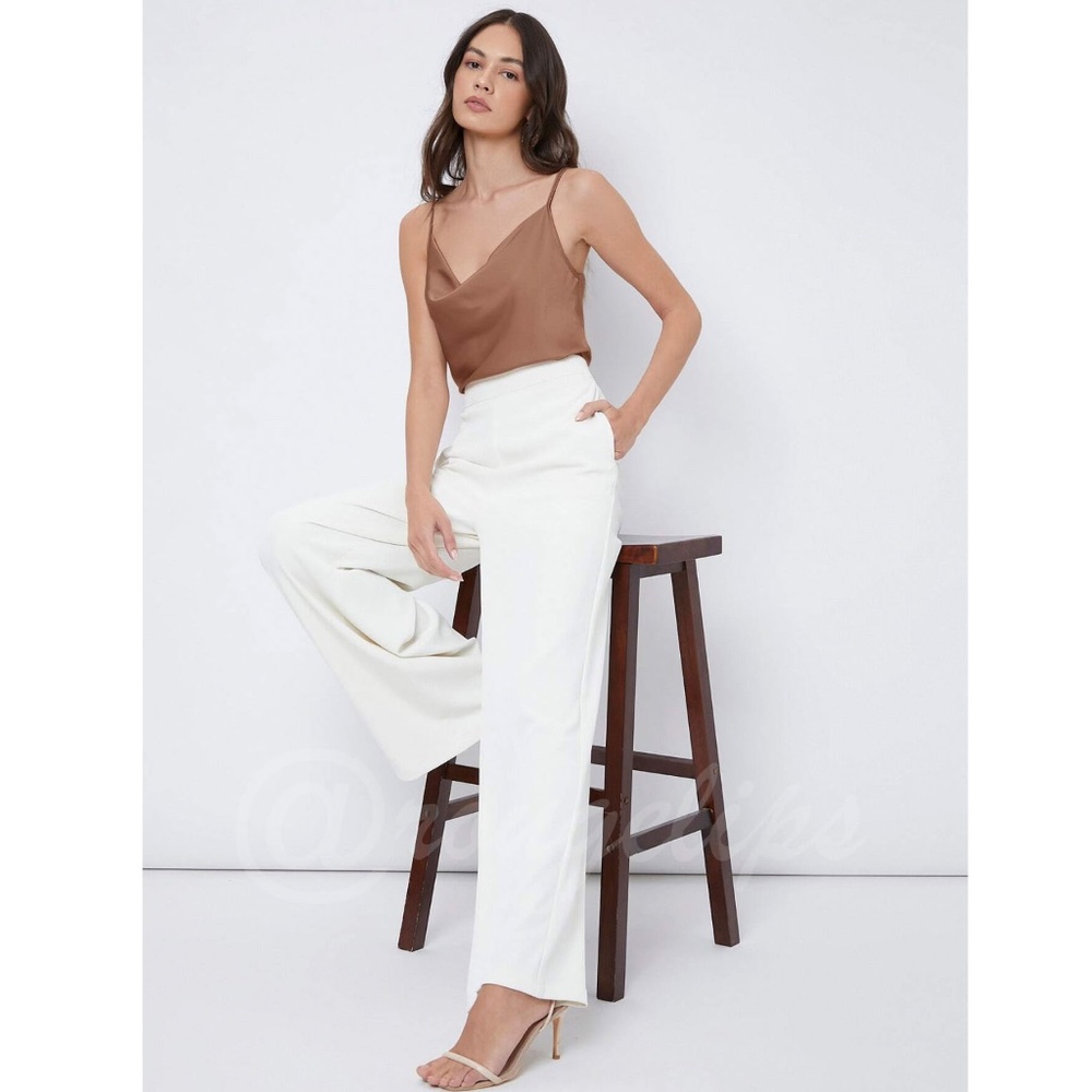 Glamorous Cowl Neck Spaghetti Straps Camisole Top - Picture 6 of 13